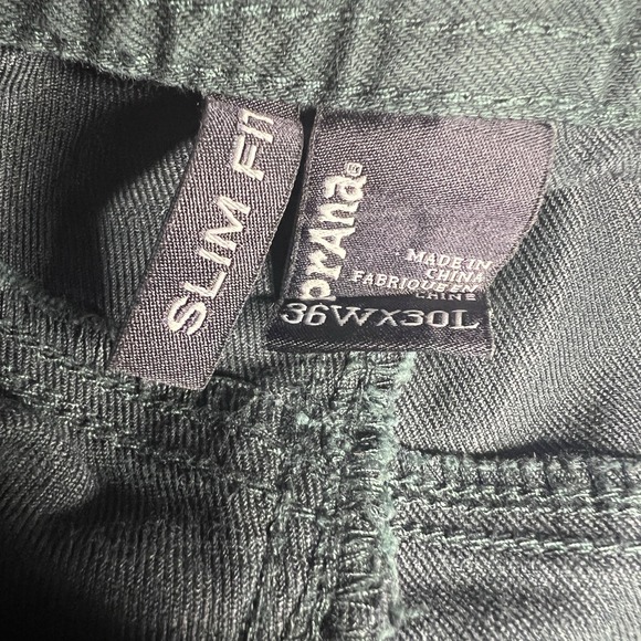 Prana Green Jeans Men 36x29.5 Slim Fit Pants Preppy Chino Work Gorp Casual - Picture 8 of 11